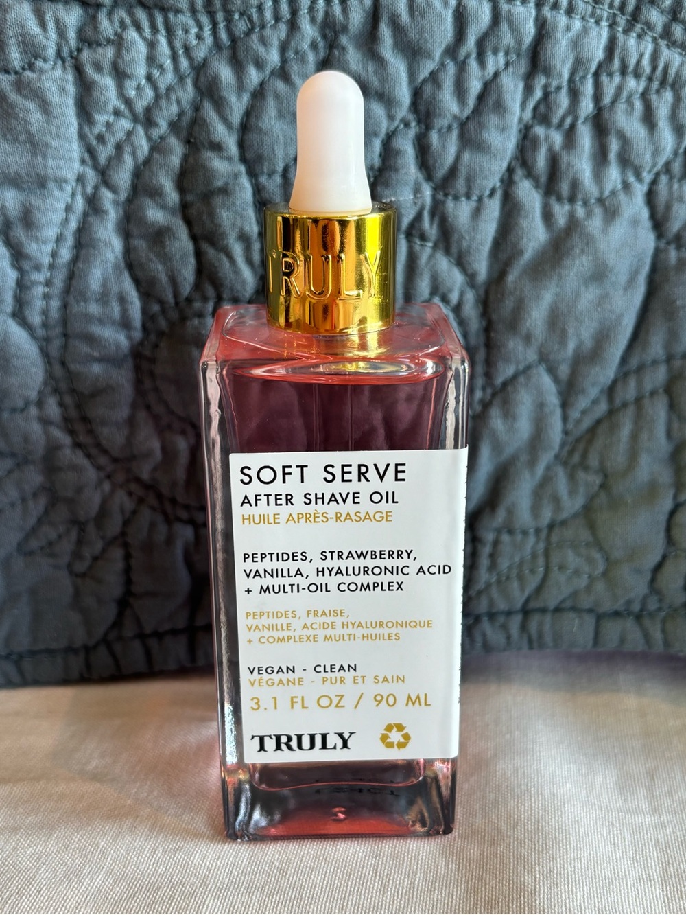 Truly Soft Serve After Shave Oil 3.1 oz Strawberry Vanilla New